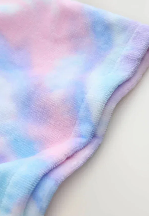 Пончо из 100% хлопка Poncho Next, Multi Tie Dye, мультиколор — фото 2