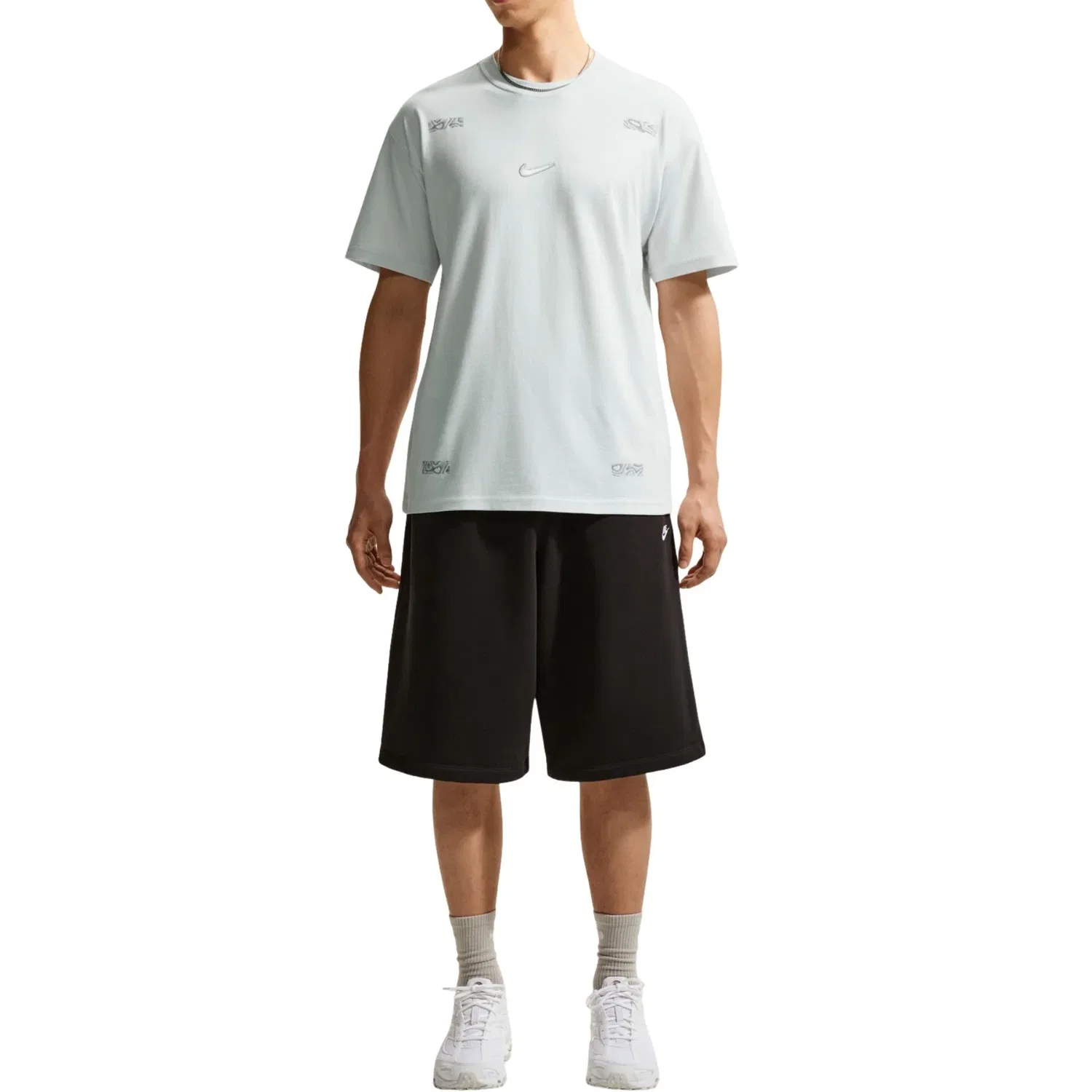 Мужская футболка Nike Sportswear Off White, Белый — фото 3