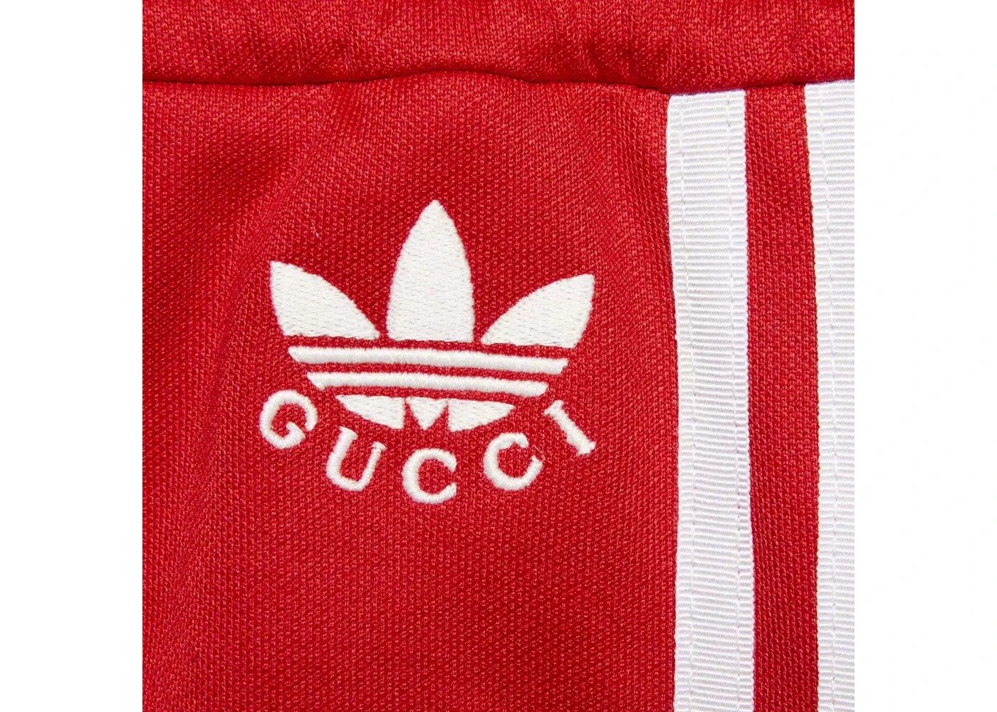 Женская юбка из хлопкового джерси Gucci x Adidas, Bright Red — фото 2