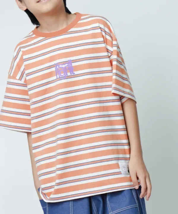 Футболка Junior Oversize Multi Stripe Right, Krnr, белый