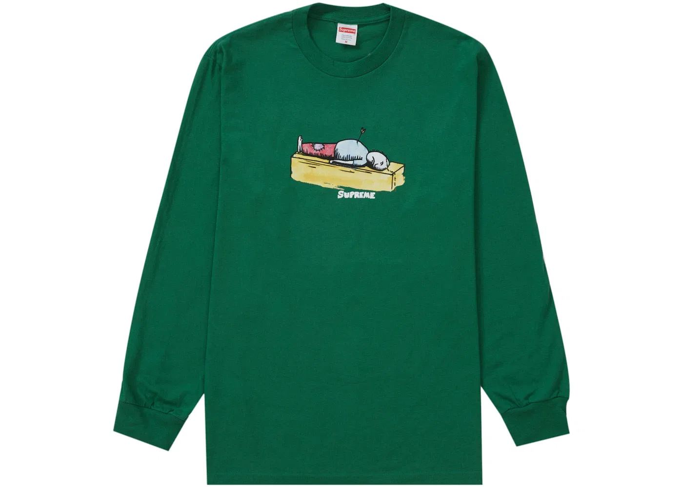Мужская футболка с длинным рукавом Supreme Neil Blender Arrow L/S Tee, Pine