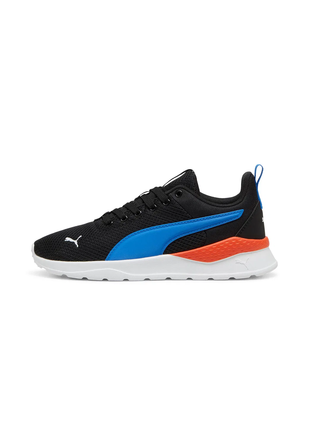 Детские кроссовки с сетчатым верхом Anzarun Lite Jr Puma, Schwarz Konigsblau — фото 2