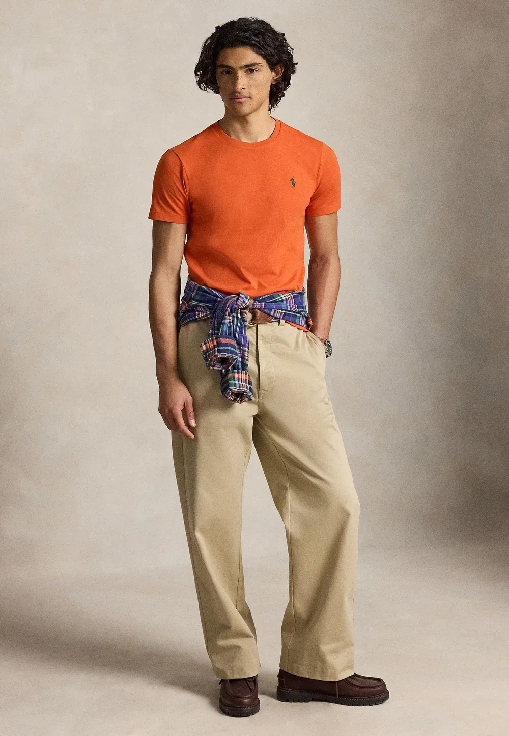 Футболка с коротким рукавом - базовая модель Polo Ralph Lauren, College Orange — фото 2