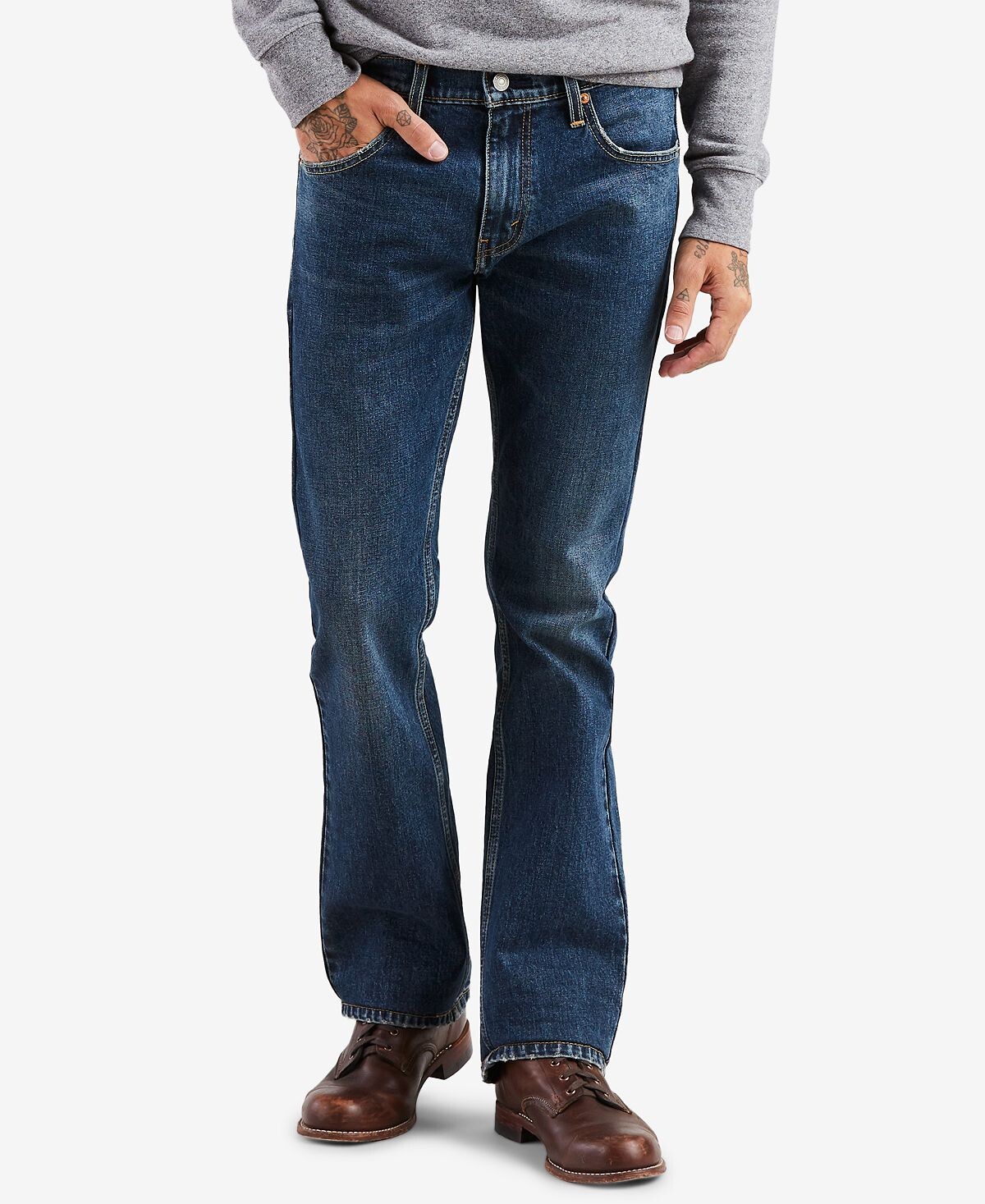

Мужские зауженные джинсы Levi's 527 Bootcut, мульти