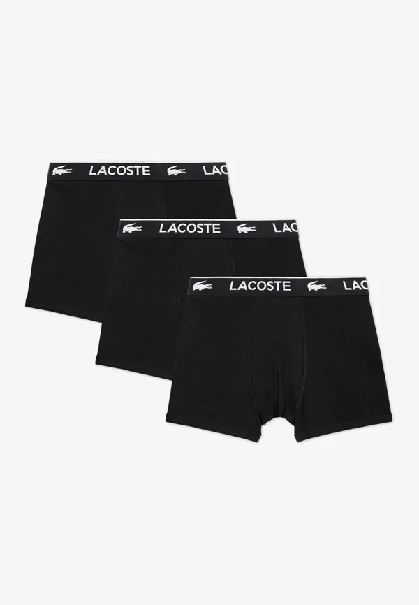 Комплект из 3 боксерских трусов Lacoste, цвет noir