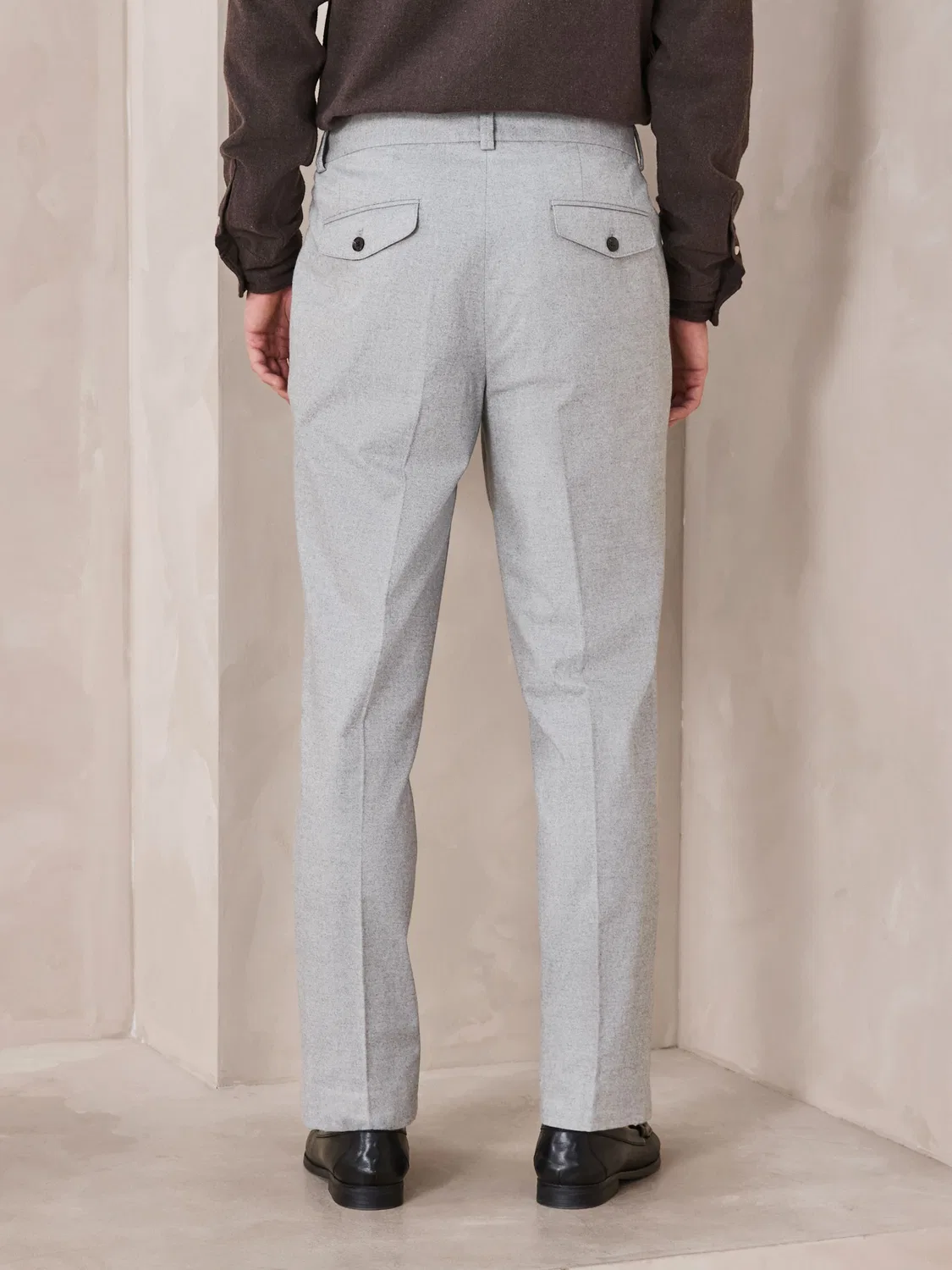 Брюки классические Regular Fit N.Premium Next, светло-серые — фото 3