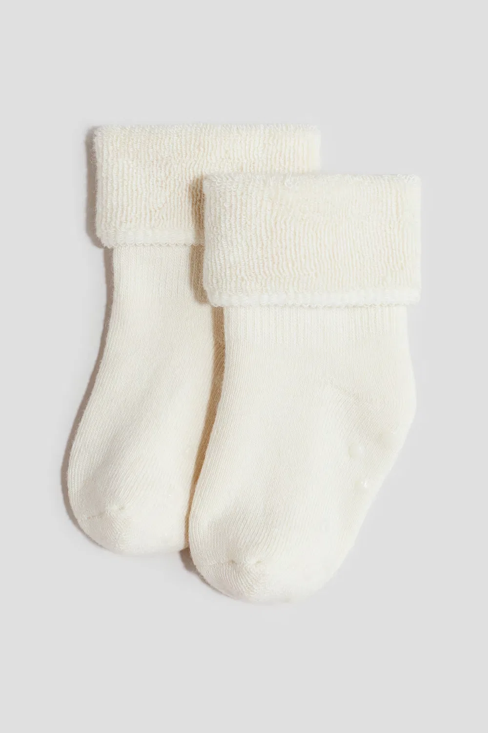 Набор из 5 противоскользящих махровых носков H&M, Dunkelbraun/Braun — фото 3