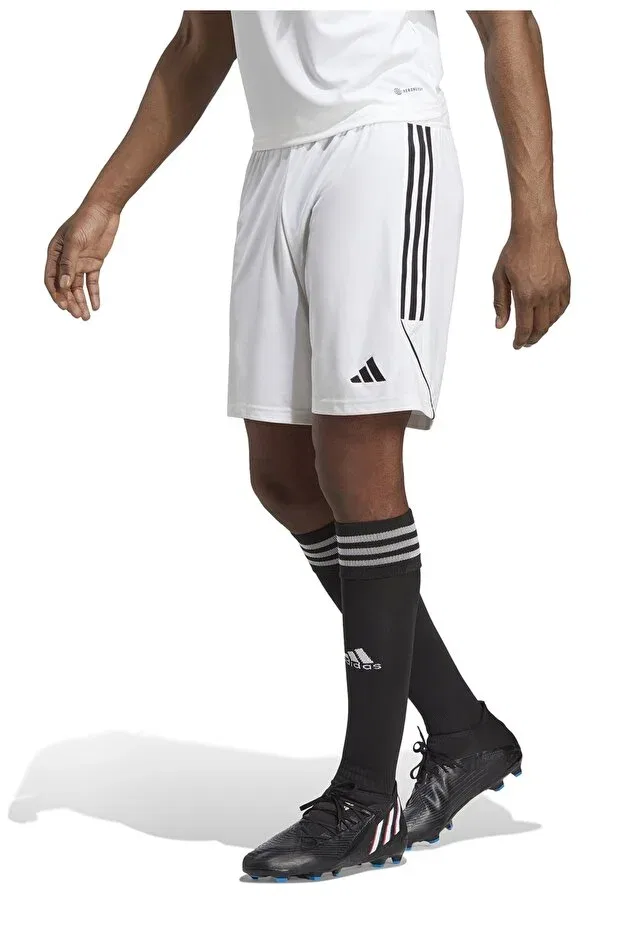 Мужские спортивные шорты с быстросохнущей ткани Adidas, White-0Bi8 — фото 3
