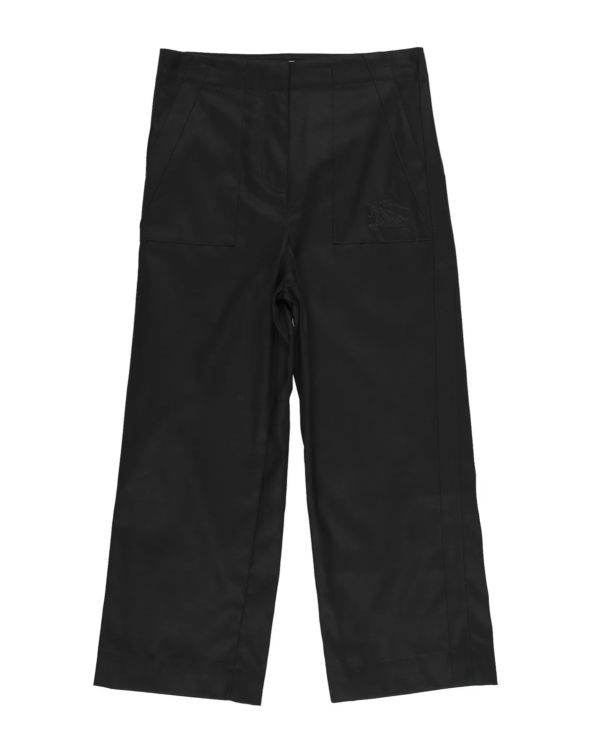 Детские брюки для девочек из саржи Black Burberry