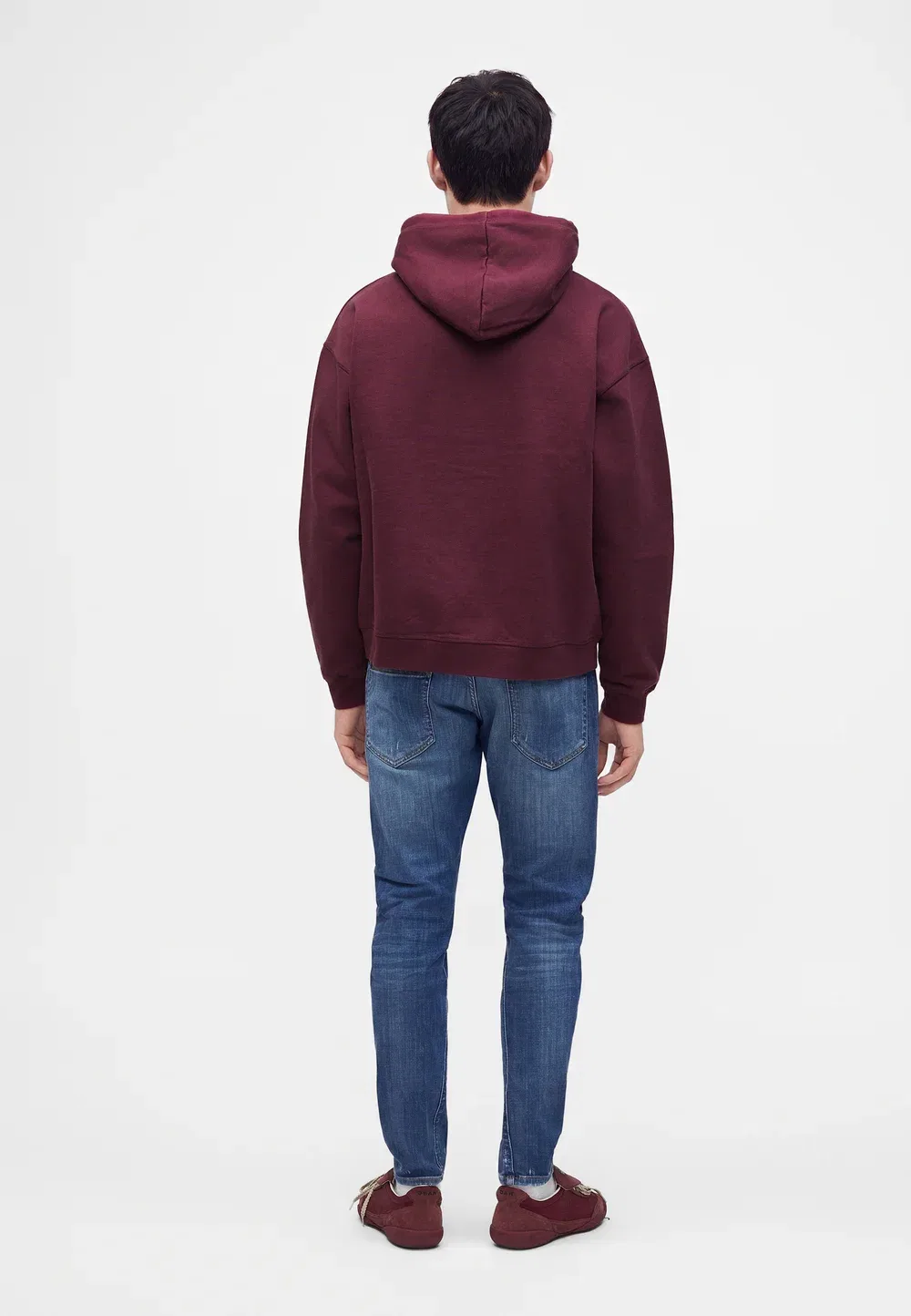 Толстовка Signature Relax Fit - худи Dsquared2, Plum — фото 3