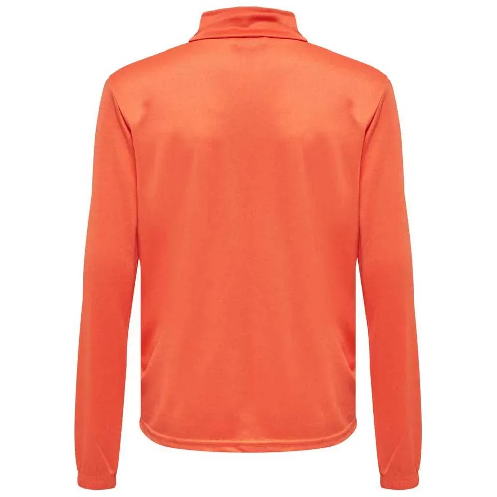 Детский спортивный костюм с молнией и принтом Promo Poly Hummel, Orange — фото 2