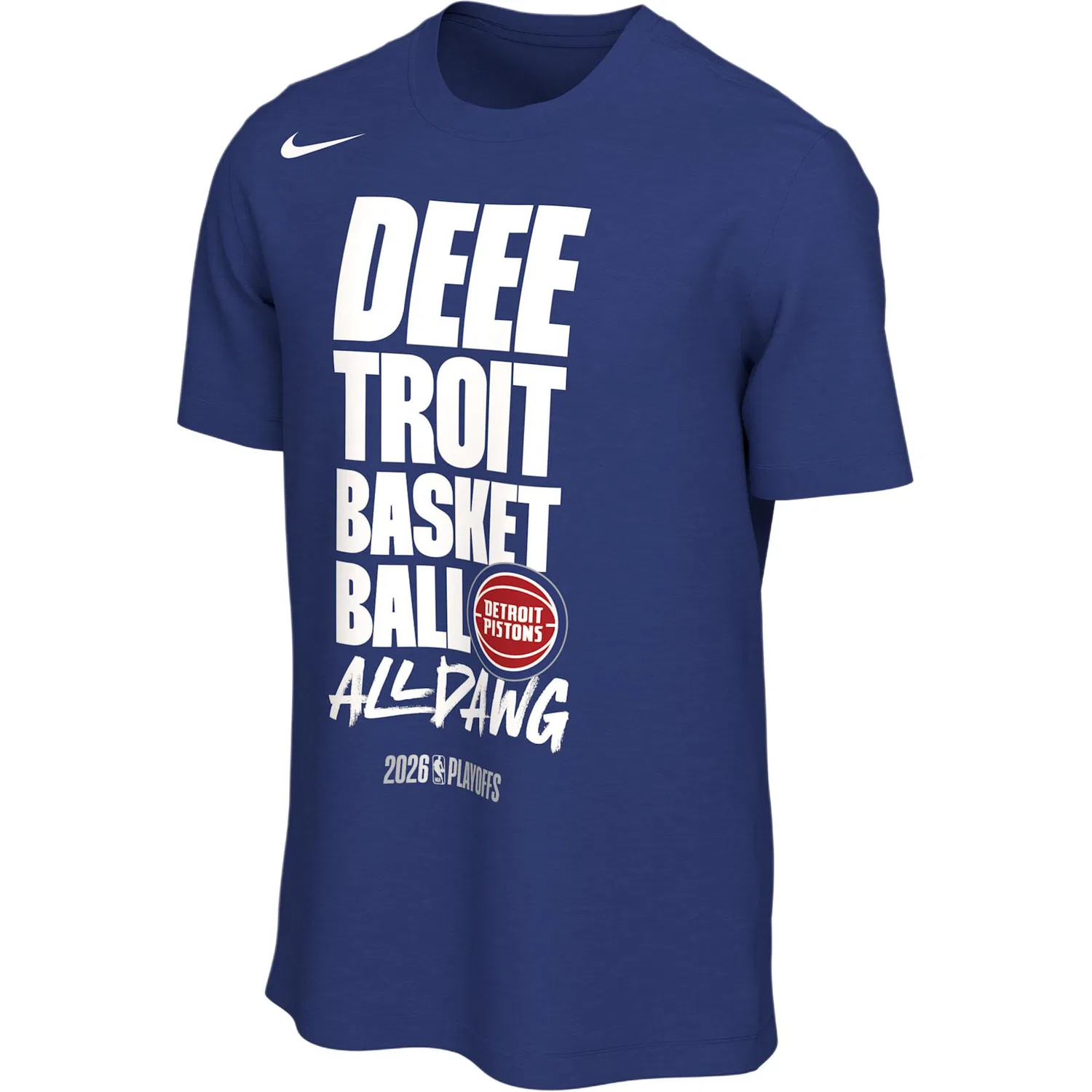 Мужская футболка с принтом Detroit Pistons Nike