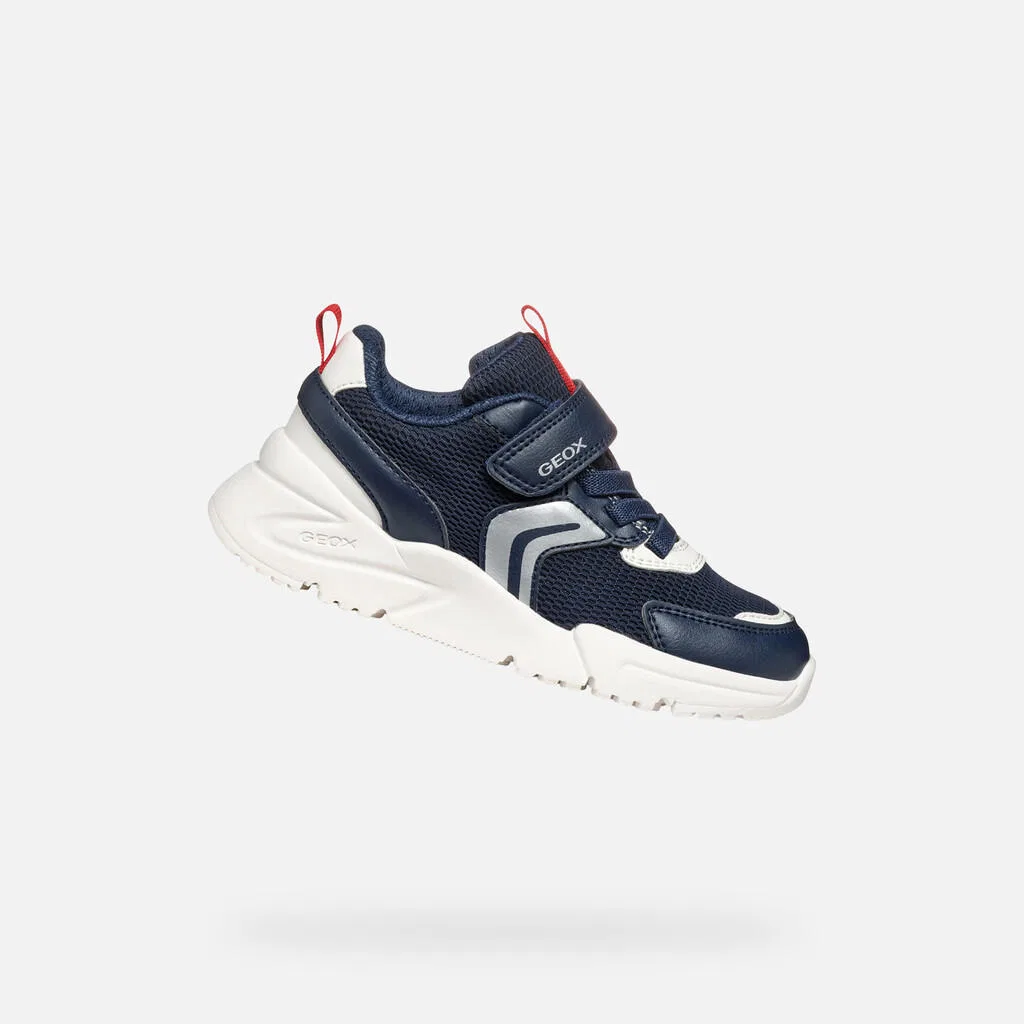 Детские кроссовки J Loftus Boy Geox, Blau Rot
