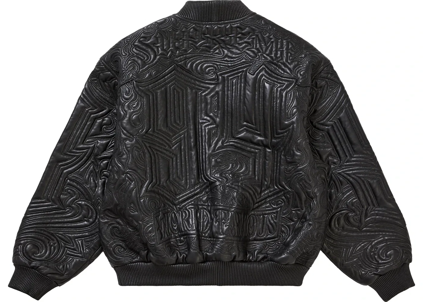 Мужская куртка с вышивкой Mister Cartoon Supreme, Black — фото 3