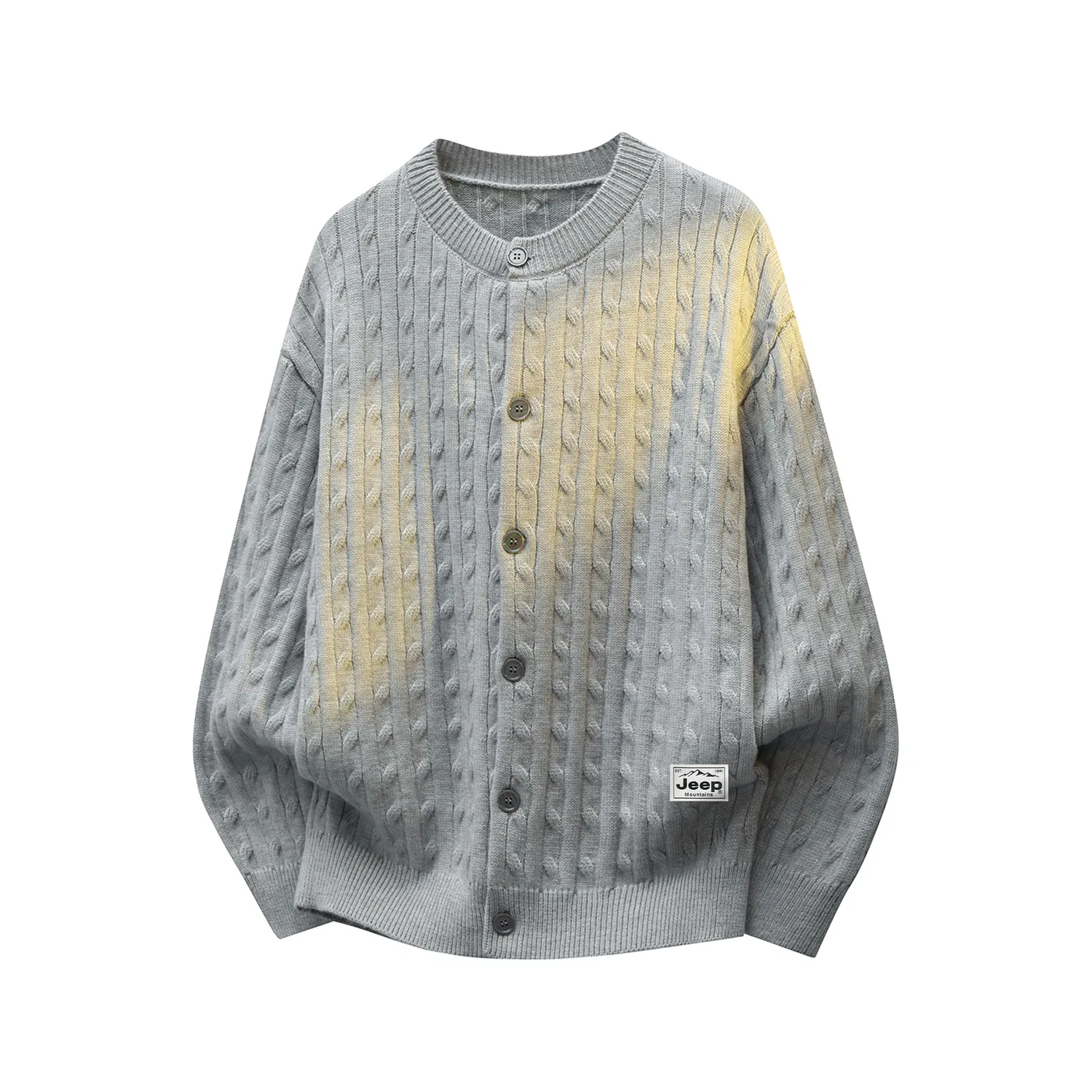 Детский свитер с круглым вырезом Jeep Classic Collection, Pine Gray