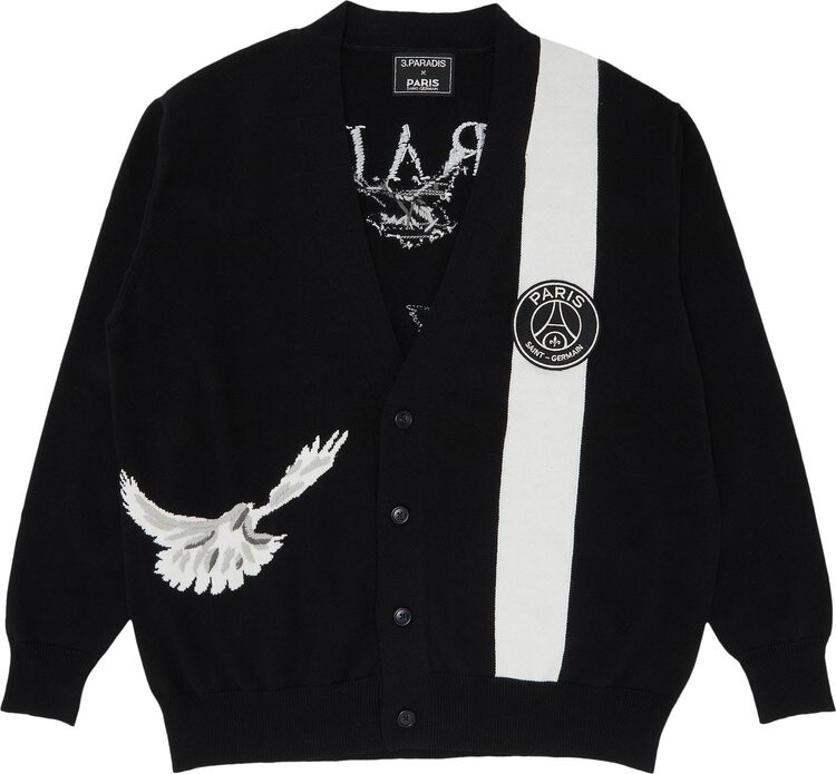 

Кардиган Paris Saint-Germain x 3.PARADIS Tour Eiffel Cardigan 'Black', черный