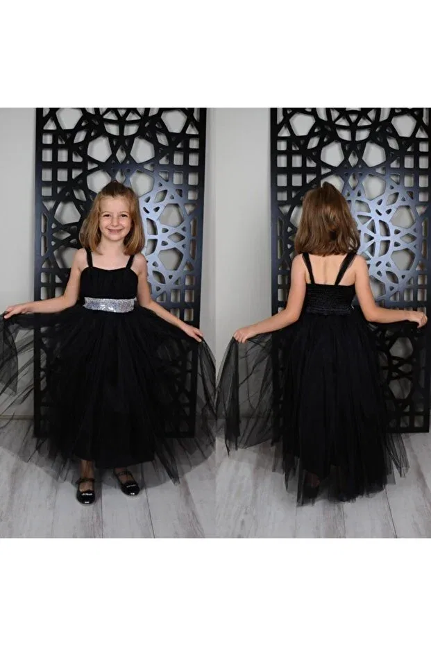 Детское платье для девочек с длинным рукавом Kt Pera Baby, Black