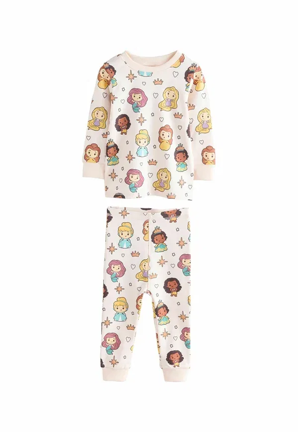 Пижамный комплект из хлопка Disney Princess Regular Fit Next, mauve cream, сиреневый/кремовый — фото 3