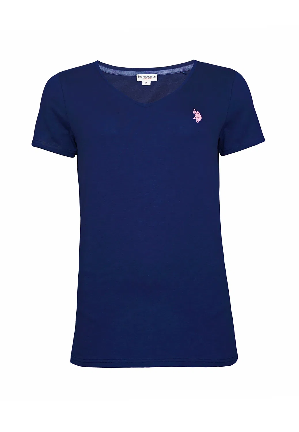 Футболка с V-образным вырезом U.S. Polo Assn., темно-синий — фото 2