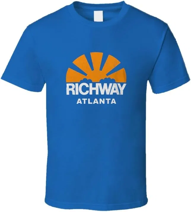 Мужская ретро футболка Richway Discount Department Store Atlanta, Black
