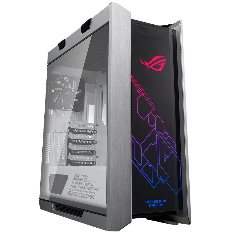 

Корпус ASUS ROG Strix Helios GX601, Mid Tower, белый/стальной