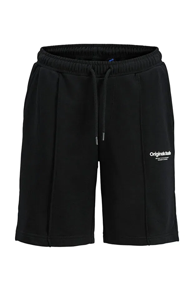 Детские шорты для мальчиков хлопковые Jpstvesterbro sweat Jack & Jones, Black-102257541 — фото 2
