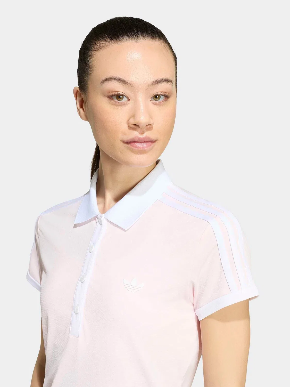 Поло теннисное Classics adidas, розовый — фото 4