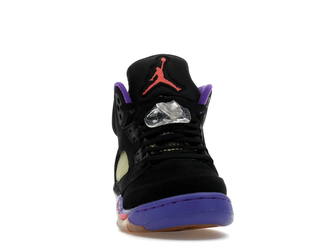 Детские кроссовки Lifestyle Jordan 5 Retro Jordan, Black/Ember Glow-Fierce Purple — фото 2
