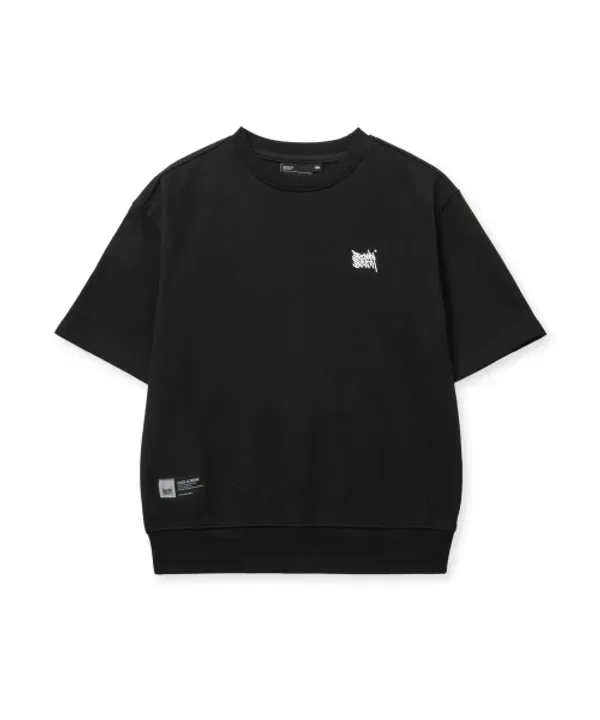 Футболка с коротким рукавом Kids tag cotton mtm tee, Brownbreath Kids, черный — фото 3