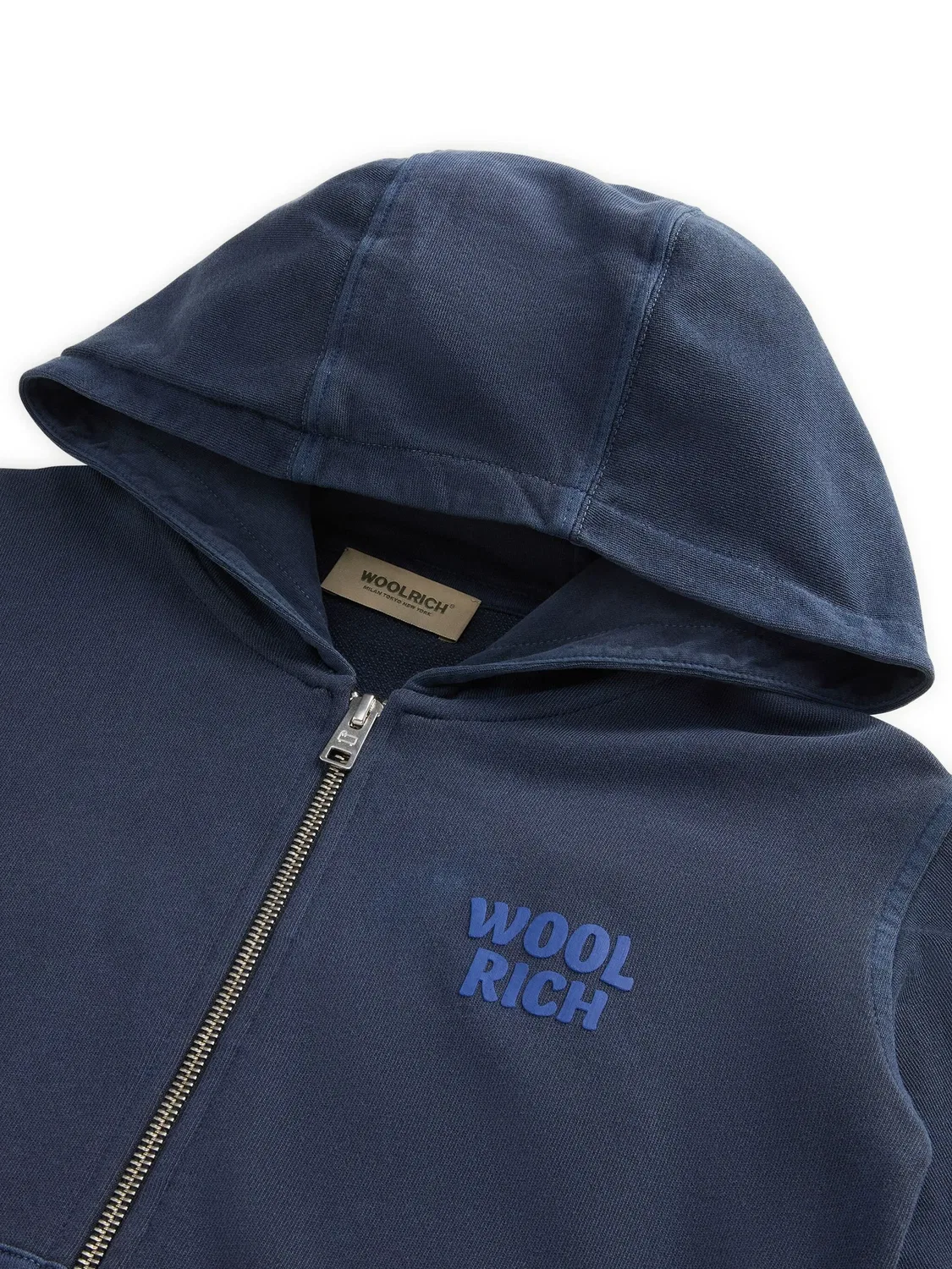 Толстовка на молнии Woolrich, голубой — фото 3