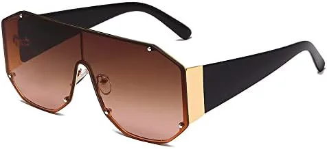 

Крупные солнцезащитные очки для женщин и мужчин, винтажные металлические солнцезащитные очки с градиентным покрытием, защита от ультрафиолета UV400 MTZJH, 4