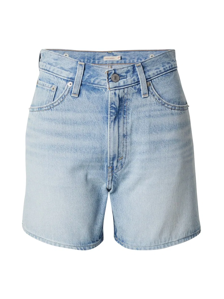 Шорты LEVI'S Regular 'Cinch Mid-Thigh Short' светло-голубого цвета