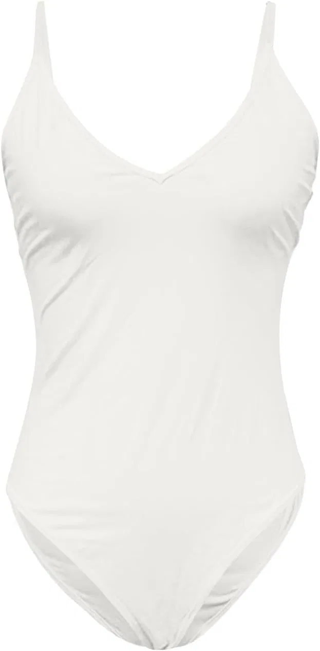 Женский цельный купальник с утяжкой живота One Piece Swimsuit, White — фото 4