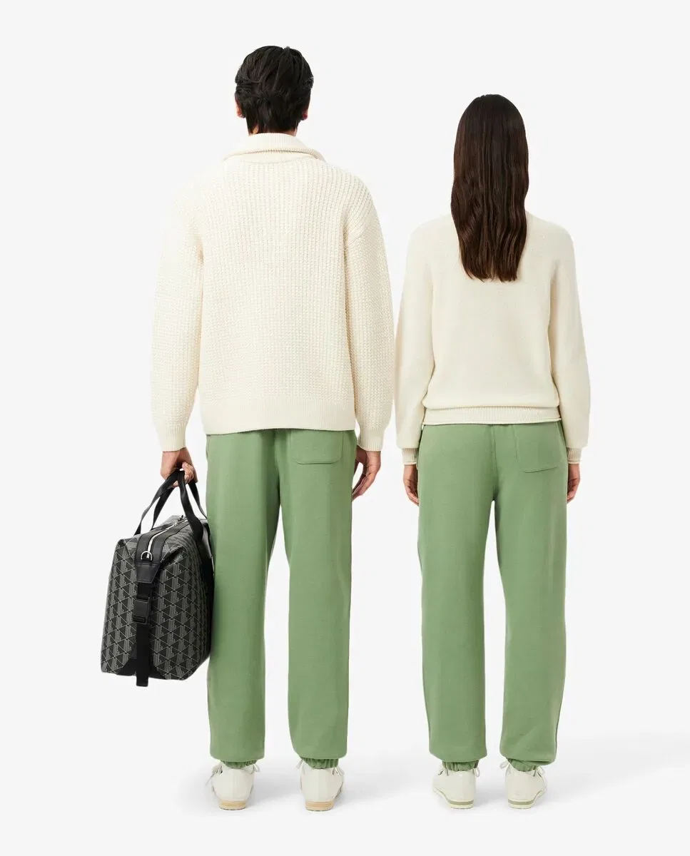 Мужские спортивные штаны Lacoste Verde, утепленные, из футера — фото 2