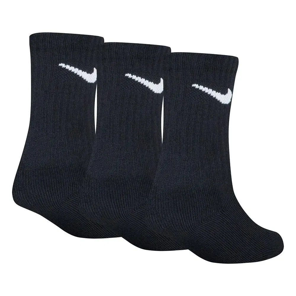 Носки Nike Basic Crew 3 пары, черный — фото 2