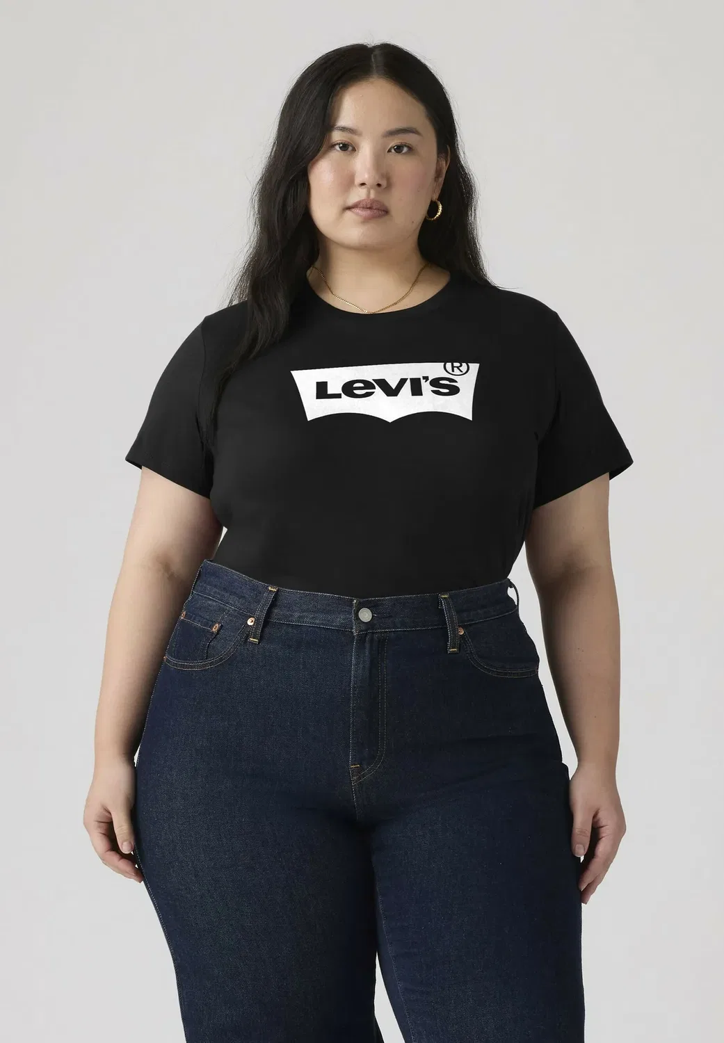 Lse_Pl идеальная футболка lse_batwing блестящая футболка с принтом Levi'S, Lse Batwing Glitter - Blacks