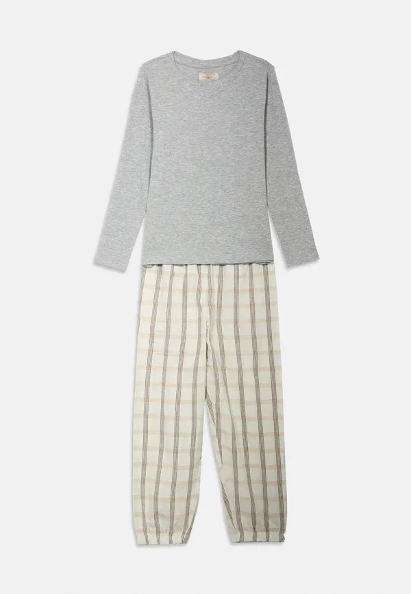 Комплект из 2 фланелевых пижамных пижамных комплектов - пижамный комплект Friboo, черный/светло-серый — фото 3
