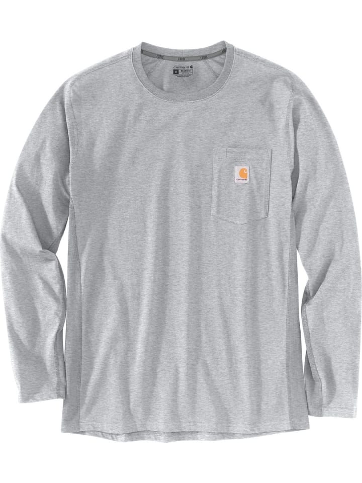 

Футболка "Midweight L/S 106656" серого цвета CARHARTT, Серый, Футболка "Midweight L/S 106656" серого цвета CARHARTT