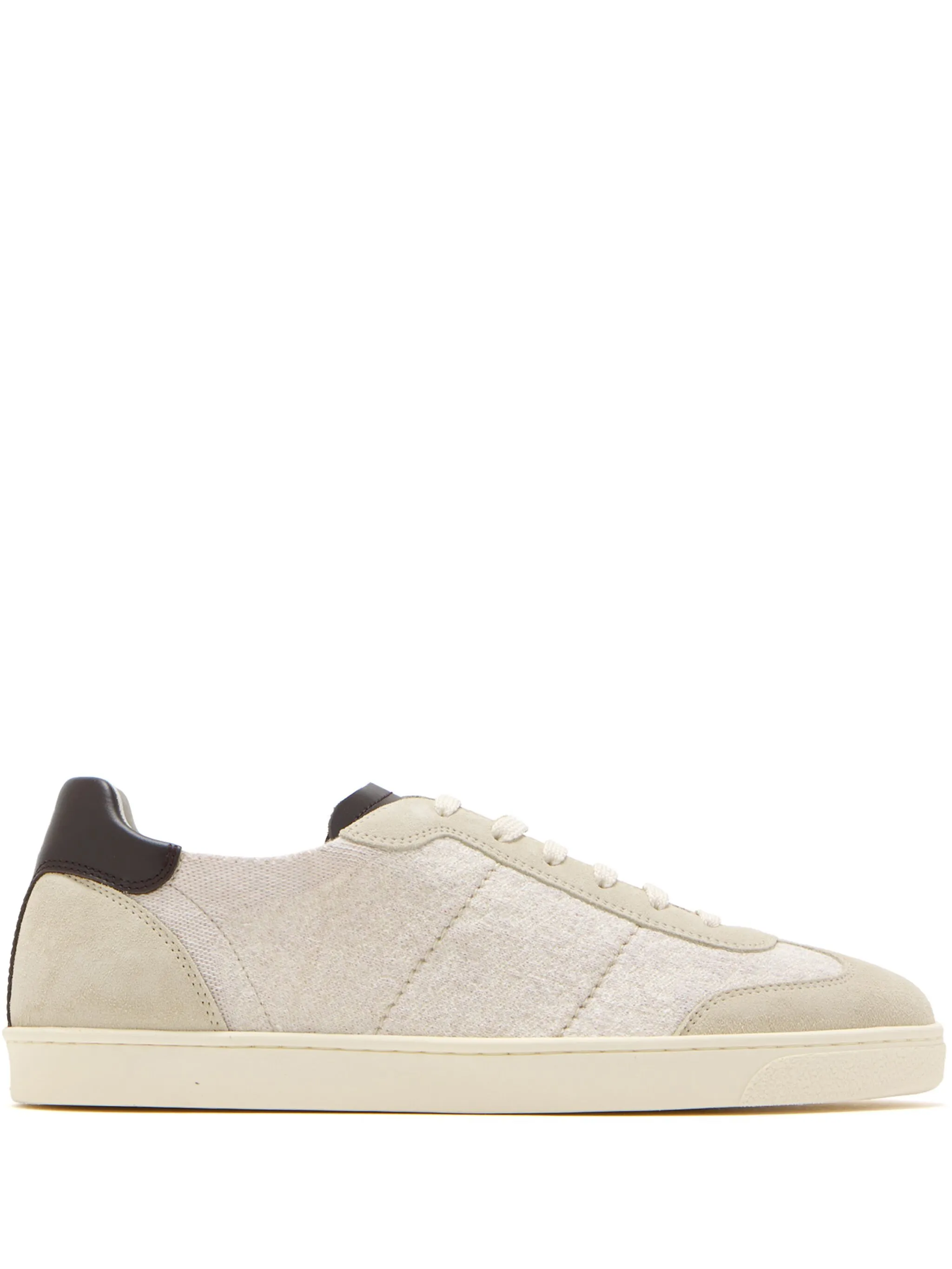 

Кеды на шнуровке Brunello Cucinelli, бежевый