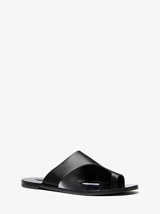 Сандалии из кожи Nettuno Michael Kors, черный