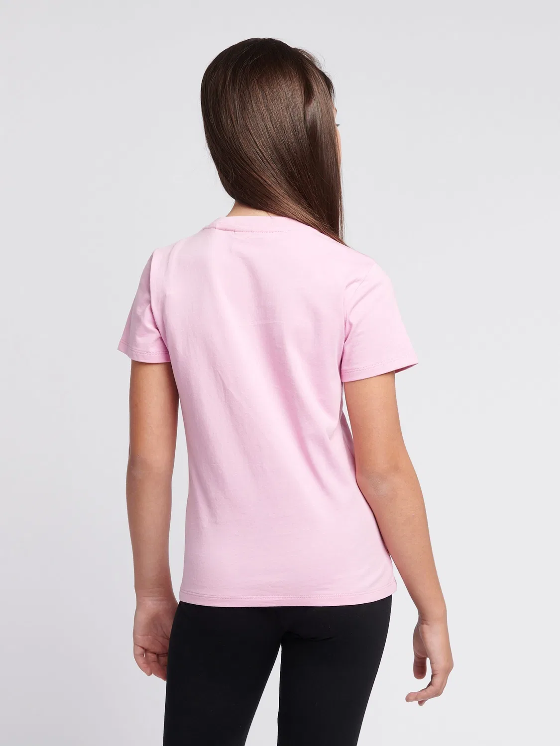 Футболка приталенная с диамантовым логотипом Juicy Couture, розовая — фото 3