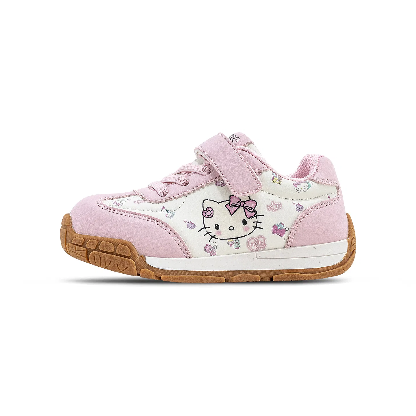 Детские повседневные кроссовки Hello Kitty с принтом, Sanrio, Gray — фото 3