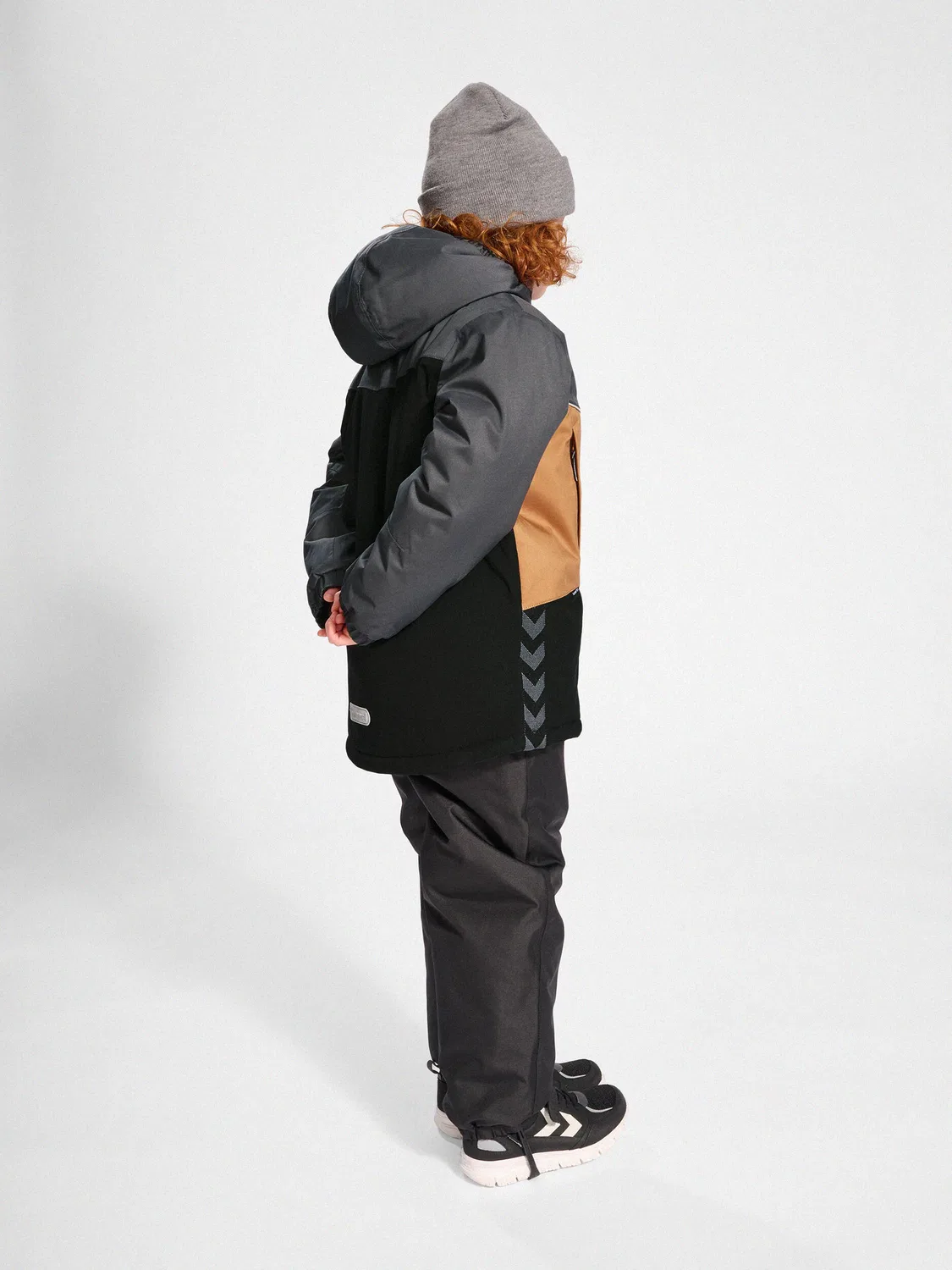 Детская куртка на молнии с капюшоном Hmlconrad Lifestyle Hummel, Asphaltgrau — фото 4
