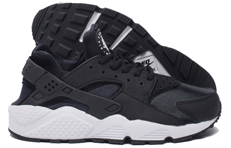 Кроссовки Nike Air Huarache Run, черный/белый — фото 3