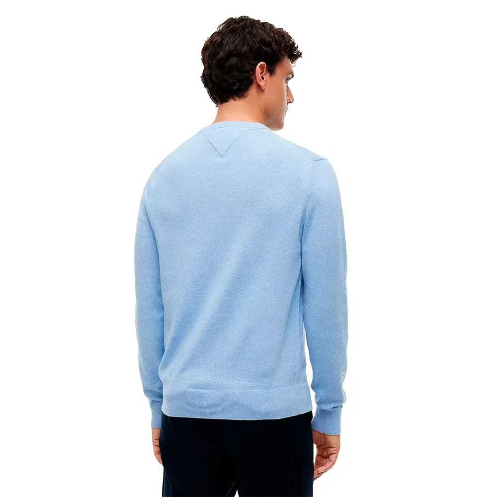 Мужской свитер с круглым вырезом MW0MW28046 Tommy hilfiger, Blue — фото 2