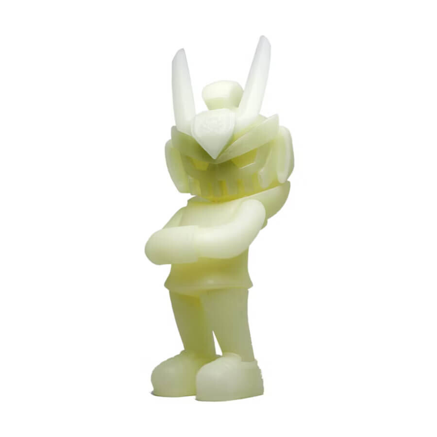 

Виниловая светящаяся фигурка для раскрашивания Quiccs x Martian Toys TEQ63 DIY, светло-желтый