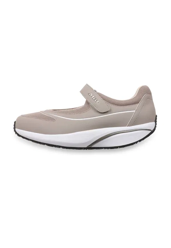 Кроссовки из текстиля и синтетики Baridi Mbt, taupe, коричневый