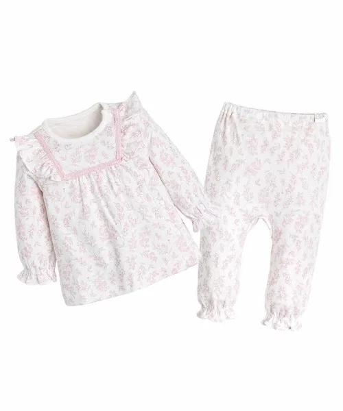 Детский комплект пижамы с длинным рукавоми принтом Nertops & Pants moimoln, Pink