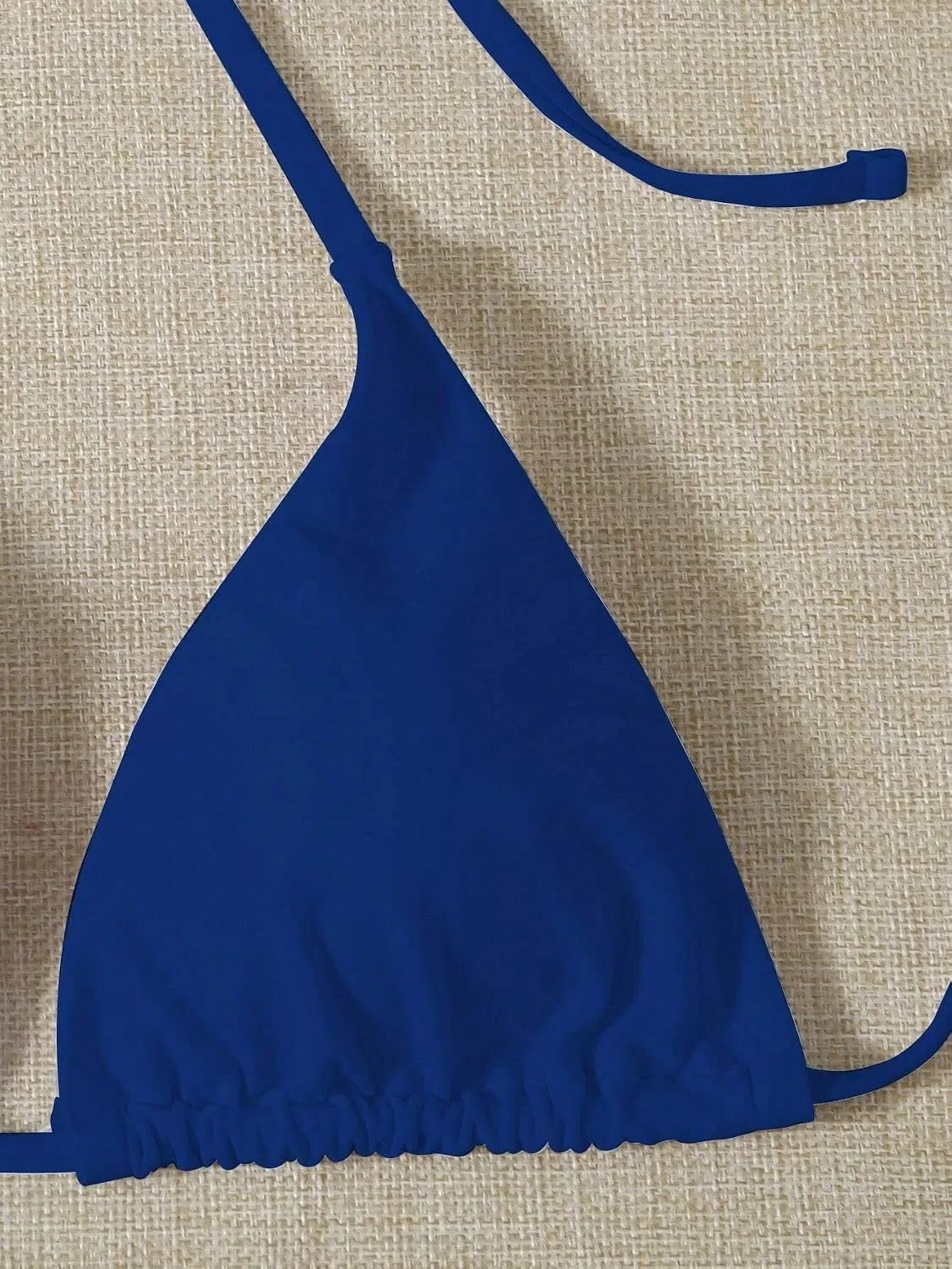 Женский бикини-комплект с высокой талией 3 предмета, Royal Blue — фото 2