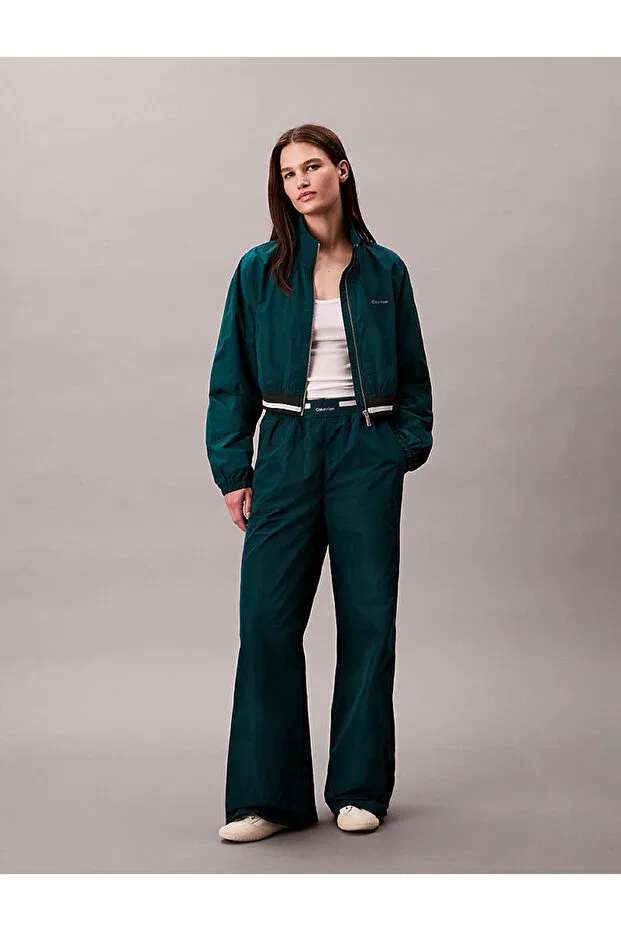 Женские брюки широкие хлопковые Calvin Klein, Green